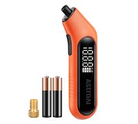 AstroAI Digital Tyre Pressure Gauge 300PSI 20Bar Large Screen with Backlight and Flashlight, 4 Settings Tyre Pressure Checker Suitable for Cars, Trucks, Bicycles, Motorcycles, AAA Batteries