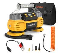 AstroAI Heavy Duty Tyre Inflator Air Compressor 12V 160PSI, Double Cylinder