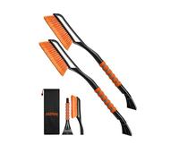 AstroAI Ice Scraper for Car Windscreen, Snow Brush 2-in-1 Detachable, 2pack
