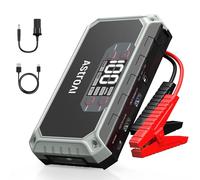 AstroAI Jump Starter Power Pack for 7.0L Petrol/3.0L Diesel Engines, 18000mAh Car Battery Booster Jump Starter Power Bank (12V DC and QC3.0 Output), with LCD Screen, LED Torch, Cigarette adaptor