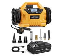 AstroAI Multifunctional Tyre Inflator Air Compressor, Airbed & Car Air Pump