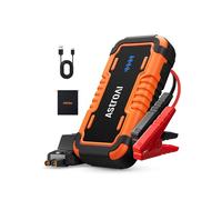 AstroAI P10 Jump Starter Power Pack 3000A - Portable Car Battery Booster Jump Starter Power Bank for 12V Cars (10.0L Petrol / 8L Diesel), Motorbikes, Includes LED Flashlight, Orange