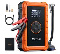 AstroAI S8 Air Jump Starter with Air Compressor, 1500A Car Battery Jumper Starter Portable (6.0 Gas/3.0L Diesel) with 150PSI Cordless Auto-Shutoff Tire Inflator, 12V Battery Charger Booster
