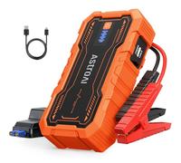 AstroAI S8 Pro Car Battery Booster Jump Starter Power Pack & Portable Car Jump Starter Power Bank for 12V Vehicles (9.0L Petrol / 7.0L Diesel), with Smart Jumper & LED Torch