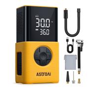 AstroAI Tire Inflator L7S Portable Air Compressor Cordless Bike Pump with Digital Dual Values Display, 150 PSI Car Tires Pump with LED Lights Air Pump