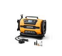 AstroAI Tyre Inflator Air Compressor 12V DC & 240V Mains, Fully Upgraded Dual Modes & Motors, Car Accessories 150PSI Tyre Pump for Car/Motorcycle/Bike & 350LPM Air Pump for Airbed/Inflatables/Tent