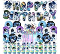 AstroBot Birthday Party Decorations Supplies, Banner, Balloons, Cake Topper, Cupcake Toppers Cake Decorations