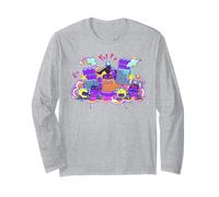 Astrobot Captin Astro Bad Bots Graffiti Style Art Long Sleeve T-Shirt