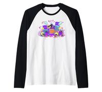 Astrobot Captin Astro Bad Bots Graffiti Style Art Raglan Baseball Tee