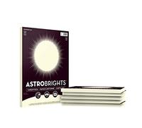 Astrobrights Colored Cardstock, 8.5" x 11", 65 lb/176 GSM, Cream, 50 Sheets (Pack of 6) - 300 Sheets in Total (91518)