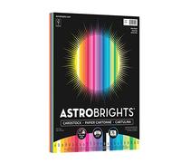 Astrobrights Colored Cardstock, 8.5” x 11”, 65 lb / 176 GSM,"Spectrum" 25-Color Assortment, 75 Sheets (80944-01)