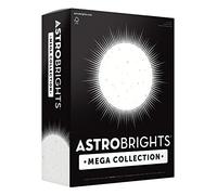 Astrobrights Mega Collection, Colored Cardstock, Bright Confetti White, 320 Sheets, 65 lb/176 GSM, 8.5" x 11" - More Sheets! (91683)