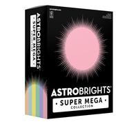 Astrobrights Super Mega Collection, Colored Cardstock, Pastel Assortment, Expanded 6-Colors, 396 Sheets, 65 lb./176 GSM, 8.5" x 11" - More Colors, Even More Sheets! (91557)