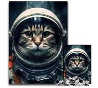 Astrocat Adventures JigsawPuzzle 1000 Pieces for Adults Paper Jigsaw Creative Family GameHome Decor for Teenagers 1000 PCS(38x26cm)