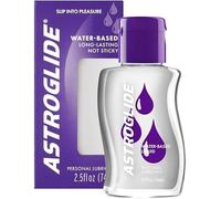 Astroglide Water Based Liquid Lubricant, Travel Friendly Size, Compatible For Men & Women, Easy Clean-Up, Suitable For Solo & Couple Activity, Unflavoured Lube, 74 ml