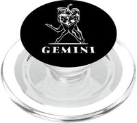 Astrological Sign Gemini Birthday June May Ascendant PopSockets PopGrip for MagSafe