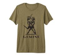 Astrological Sign Gemini Birthday June May Ascendant Premium T-Shirt