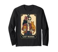 Astrology Cat Mama Horoscope Lover Design Long Sleeve T-Shirt