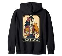 Astrology Cat Mama Horoscope Lover Design Zip Hoodie