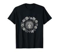 Astrology Empress Floral Flower Wheel Art T-Shirt