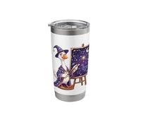 Astrology Goose Wizard Cute Zodiac Constellation Chart Stainless Steel Insulated Tumbler