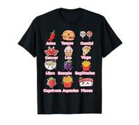 Astrology Horoscope Food Graphic Collection T-Shirt