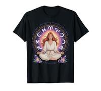 Astrology Meditation Yoga Exercise Zodiac Crystal Energy T-Shirt