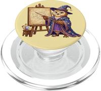 Astrology Owl Wizard Cute Zodiac Constellation PopSockets PopGrip for MagSafe