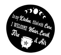 Astrology Pendulum Mat Moon Phase Mouse Pad Rubber Divination Mat Dowsing Pendulum Ceremony Mat Mat for Desk Decoration