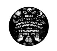 Astrology Pendulum Mat Skull Sun Moon Mouse Pad Rubber Divination Mat Dowsing Pendulum Ceremony Mat Desk Decoration