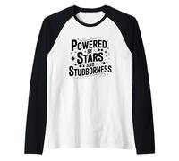 Astrology Powered By Stars and Stubborness Cosmic Raglan Baseball Tee