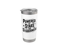 Astrology Powered By Stars and Stubborness Cosmic Stainless Steel Insulated Tumbler