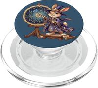 Astrology Rabbit Wizard Cute Zodiac Constellation PopSockets PopGrip for MagSafe