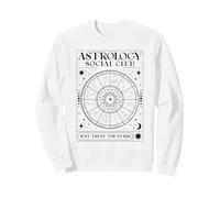 Astrology Social Club (Zodiac Sign Statement & Graphic) Sweatshirt