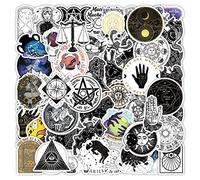 Astrology Stickers 50pcs,Aesthetic Decoration Water Bottles Vinyl Stickers for Scrapbook,Laptop,Kid,Teen,Girl