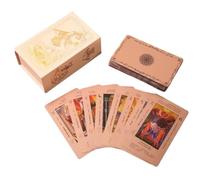 Astrology Tarot Card Deck - 78 Divination Cards with Zodiac Themes, Interpretation Guide Included, Spiritual Card Game for Self-Development (Blush Gold Edition)