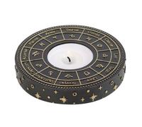 Astrology Wheel Tealight Candle Holder