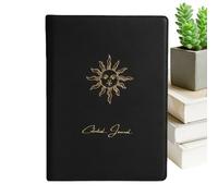 Astrology Writing Journal, Gothic Hardcover Planner, 7.8x5.12 Inches Witchy Notebook with Sturdy Cover, Dark Theme Diary, Occult Note Book with Elegant Design, Study Planner for School College Office