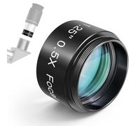 Astromania 0.5X Reducer for Photography and Observing - 1.25" Filter Thread (28.5x0.75MM) on Both Sides - Reduces The Focal Length for Visual and Photographic Use