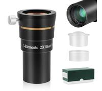 Astromania 1.25" 3-Elements 2x Barlow Lens Fully Multi-Coated Optics