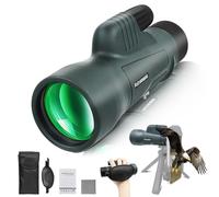 Astromania 12X50 BAK4 High Power Prism Monoculars, Waterproof, Compact Handheld Monoscope for Bird Watching, Sporting Events, Traveling Gifts for Men