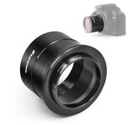 Astromania 2 Inch T2 Focal Telescope Camera Adapter Ⅱ for SLR/DSLR Cameras More Convenient with Groove Design to Simply Attach Camera to Telescope, Metal M42 T Mount Astronomy Adapter for Photography