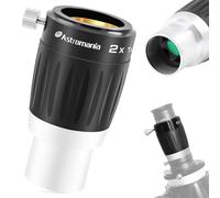 Astromania 1.25" 3-Elements 2x TeleXtender Premium Barlow Lens - apochromatic Barlow lens giving an excellent image