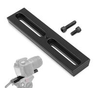 Astromania Dovetail Mounting Plate, 180mm Improve Vixen Style Dovetail Rail Plate Inlcude Screws with 1/4"-20 Photo Thread, Telescope Accessories Compatible with Astronomical Mounts & Camera Tripods