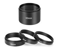 Astromania Extension Tube, 2 Telescope Extension Tube Kit with M48x0.75 on Both Sides - Length 5mm 8mm 10mm 30mm, Metal Telescope Accessories Fit Astronomical Telescopes & Camera for Astrophotography