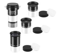 Astromania Telescope Accessory Kit Eyepiece Set with Three Plossl Eyepieces Including 4mm 10mm 25mm and Barlow Lens 2X, FMC Telescope Lense for 1.25 inch Astronomical Telescopes & Astronomy Filters
