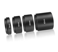 Astromania Astronomical T2-Extension Tube Kit for Cameras and eyepieces - Length 8mm 15mm 20mm 40mm - M42x0.75 on Both Sides