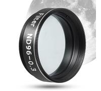 Astromania Telescope Filter Moon Filter 1.25 inch, Neutral Color Filter ND96-0.3 with 50% Light Transmission Reduces Moon Glare&Enhances Lunar Crater Detail, Work with Telescope Accepts 1.25" Eyepiece