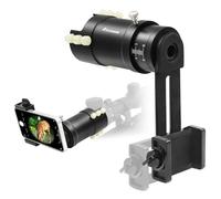 Astromania Rifle Scope Mount Camera Adapter - Phone Scope Adapter for Hunting Teaching - Premium Aluminum, Featuring a 90 Degree Frame with Extension Tube
