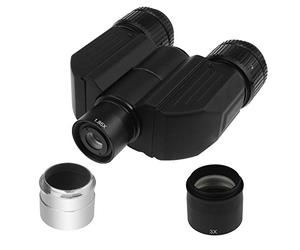Astromania Stereo Bino Viewer with Two 32mm Plossl Eyepicecs - allows you to adapt two eyepieces to your telescope and view with both eyes simultaneously